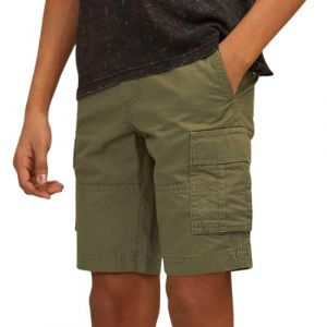 Image de Short de Jack & Jones Junior - JPSTInternational JJCampaign JNR - Short - 128 &agrave; 176 - pour gar&ccedil;ons - olive
