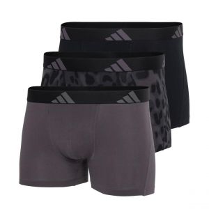 Eminence Lot de 3 boxers homme Active Flex Cotton Adidasport gris en coton