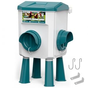 Mangeoire Poules CHAMUTY 7 kg Automatique Anti Nuisible 2 Ports