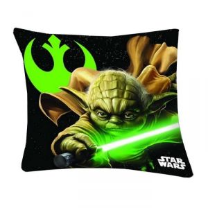 Coussin d&eacute;houssable Ma&icirc;tre Yoda Star Wars (40 cm)
