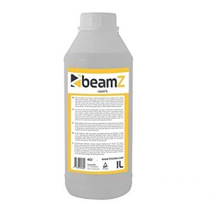 Beamz Liquide pour machine à brouillard haze 1L - Base huile, haute performance, incolore, inodore et non inflammable, dispersion lente, made in Europe