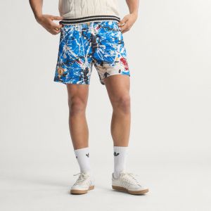 Adidas Originals Manchester United x The Stone Roses Shorts, bleu - Taille L