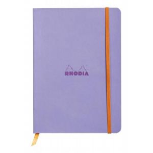 Rhodia 117459C - Carnet souple Rhodiarama iris format 14,8 x 21 cm 160 pages ivoire 90 g/m², dot grid (grille de points)