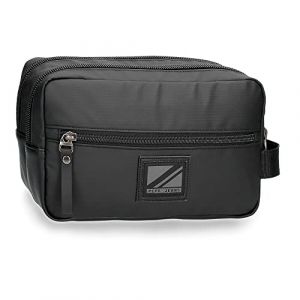 Pepe Jeans Trousse de toilette sangle deux compartiments noir
