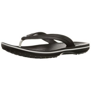 Crocs Crocband Flip, Tongs Mixte Adulte, Noir (Black) 42/43 EU