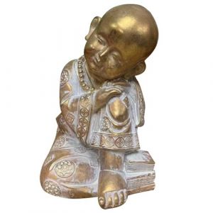 Signes Grimalt Statue By SIGRIS Bouddha Oriental 023971 Or