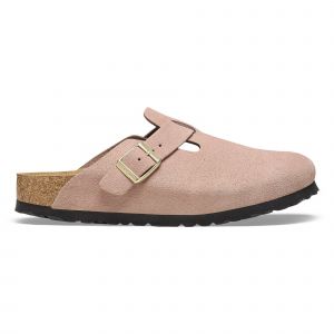 Birkenstock Sabots cuir suède Boston