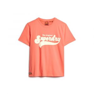 Superdry T-shirt rétro décontracté floqué femme