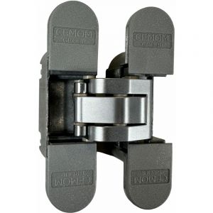 Klose Besser 1 Charni&egrave;re Invisible ESTETIC 80/A HP CEMOM MOATTI 111.5 mm R&eacute;versible, 3 Couleurs au Choix. Argent