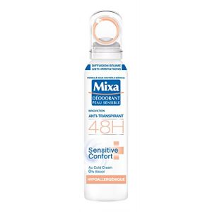 Mixa Déodorant Femme Atomiseur Anti-Transpirant 48h Sensitive Confort Hypoallergénique - 150 ml