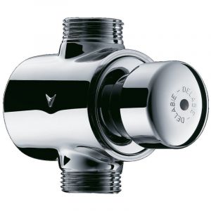 Delabie Robinet TEMPOSTOP pour urinoir 20x27 droit avec réglage de débit Réf: 779000