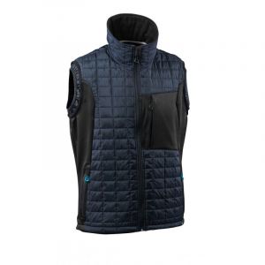 Mascot Gilet de travail thermique avec doublure - 17165-318 (marine foncé/noir - m)