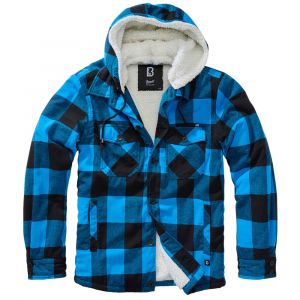 Brandit Veste Lumberjack M Black / Blue