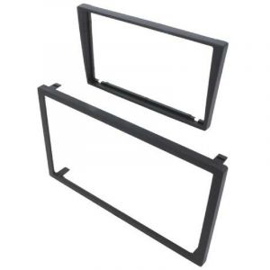 Facade autoradio 2DIN avec contour FA100 2B compatible avec Opel Renault Suzuki noir