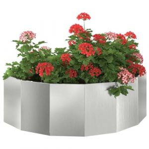 VidaXL Jardini&egrave;re Argent 120 X 60 X 35 Cm Acier Galvanis&eacute;
