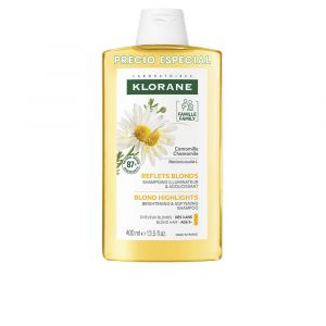 Klorane Shampoing &eacute;claircissant &agrave; la camomille pour reflets blonds 400 ml