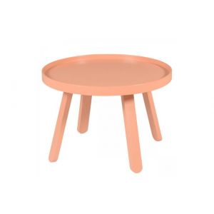 Image de Declikdeco : Table Basse Bois Rose Saumon MADALEN