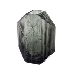 iittala Sculpture en verre Kartta 33,5 cm Gris foncé