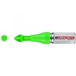 Edding Marqueur en aérosol de peinture fluorescente à la craie verte pour trous percés
