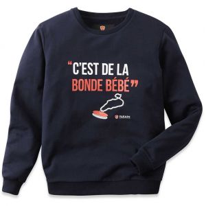 Parade Sweat à message homme Bsweat, taille: XXXL, Bleu foncé,