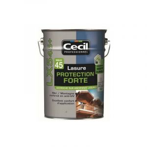 Cecil Lasure Professionnel Protection Forte Indice 45 LX545+ acrylique 1L - Teinte: chene