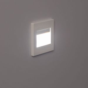 Image de Balise Led Ext&eacute;rieure 1.5w Encastrable Au Mur Randy Blanche Blanc Neutre 4000k 60 Mm