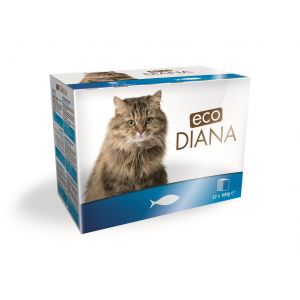 Eco diana Émincés au poisson - 12 pochons de 100 g