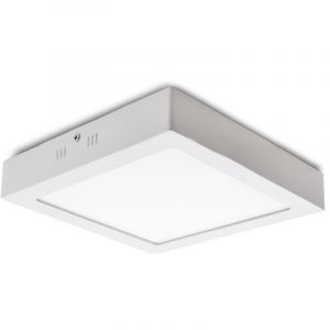 Image de Greenies HO-PLAF-R-24W-W Plafonnier LED Carré Monté En Surface 300Mm 24W 1900Lm 30.000H Au meilleur prix toujours. EnVois dans 24 heures! La