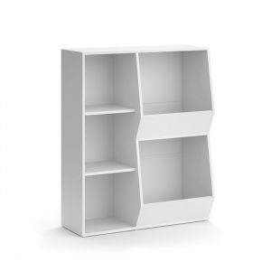 Étagère à jouets Luigi, Blanc, 87x107.8cm, Vicco