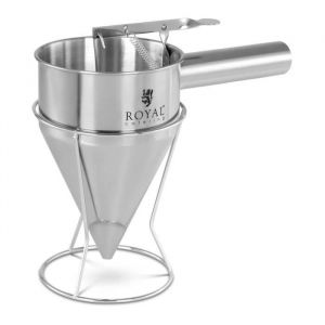 Image de Royal Catering Entonnoir À Piston En Acier Inoxydable Pour Dosage Sauce Crème Pâtisserie 1,2l