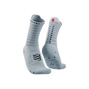 Compressport Pro Racing V 4.0 Ultralight Run High Chaussettes Blanc - Taille T1