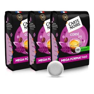 Carte Noire LOT DE 3 - Corsé Café Dosettes Compatible Senseo - 60 dosettes
