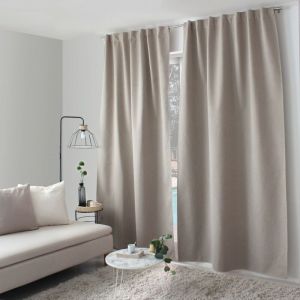 Rideau total occultant 140x240 pattes cachées Beige