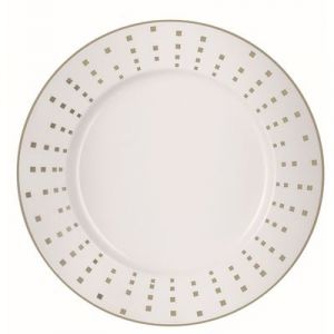 Image de Chef & Sommelier Assiette plate porcelaine gris 21,5 cm Satinique