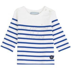 Image de Armor Lux T-shirt enfant Marinière MA 1ERE MARINIERE Baby blanc - Taille 3 mois,6 mois,12 mois,18 mois,2 ans