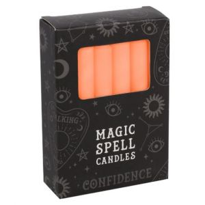 Spirit of Equinox Magic Spell Lot de 12 bougies Orange 10,3 x 7,3 x 2,5 cm