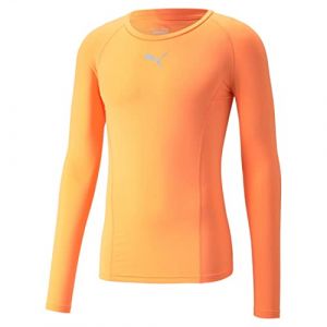 Puma Liga Baselayer Tee Ls T-Shirt Performance Hommes, Citron Fluo, XL