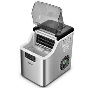 Coast Ice Cube Maker - 3.2L - Machine à glaçons rapide et efficace - acier inoxydable - 25 x 36 x 38 cm