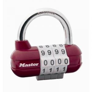 Master Lock Cadenas à 4 chiffres - sport - 59 mm - Cadenas