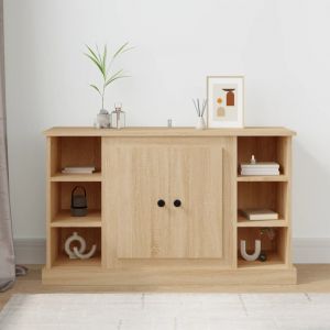VidaXL Buffet Ch&ecirc;ne sonoma 100x35,5x60 cm Bois d'ing&eacute;nierie