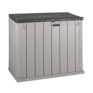 Coffre a' outils en re'sine avec deux portes et dessus ouvrant cm129,5x74,5x111 pour usage exte'rieur - Toomax