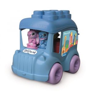 Clementoni | Soft Clemmy Bus Disney Stitch – Jouet Bébé 6 Mois | 6 Cubes Souples à Empiler | 2 Figurines Stitch et Angel | Éveil Sensoriel et Motricité Fine | Idée Cadeau