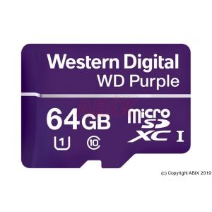 Image de Western Digital WDD064G1P0A - Carte mémoire WD Purple 64 Go microSDXC