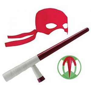 Giochi Preziosi Tortues Ninja ROTMNT, Arme de Combats avec Accessoire, RAPH (Raphael), Saï, étoIle Ninja, BandEau, Jouet pour Enfants dès 4 Ans, TUAB44