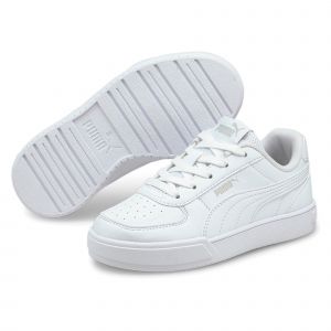 Puma Baskets Pour Enfants Caven EU 29 blanc/blanc/violet p&acirc;le