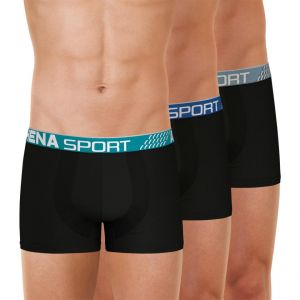 Athena Lot de 3 boxers homme Fresh noir