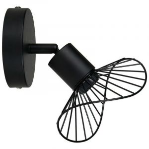 Decoratie Applique spot orientable Capeline noir