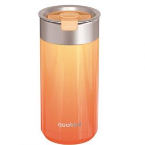 Bouteille Isotherme 400ml avec Infuseur et Isolation Modèle Boost Quokka Abricot