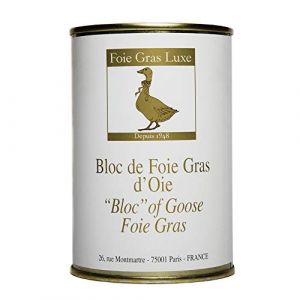 Bloc de Foie Gras d’Oie Artisanal – 130 GR Foie Gras Luxe – Landes - Sans additifs sans conservateurs sans OGM (400 g)