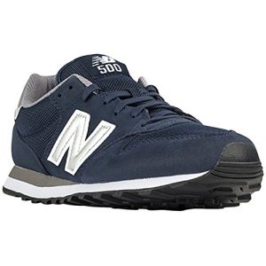 Image de New Balance 500 Chaussons Homme, Bleu Grey Navy, 45.5 EU